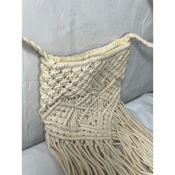 Ecote Boho Macrame Crossbody Bag - Picture 11 of 13